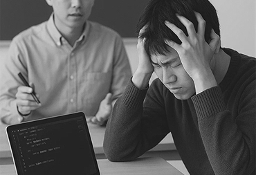 포기한 학습자 이미지